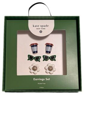 kate spade x target summertime stud earrings - New in box